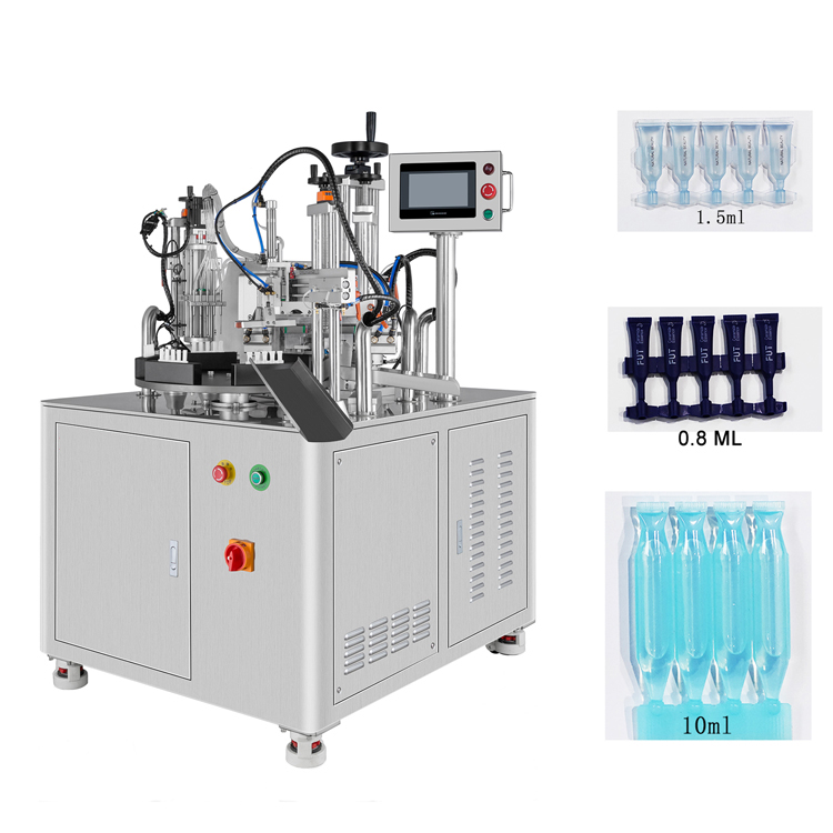VK-TFS-005 Macchina semiautomatica per il riempimento e la sigillatura di tubi monodose a strisce