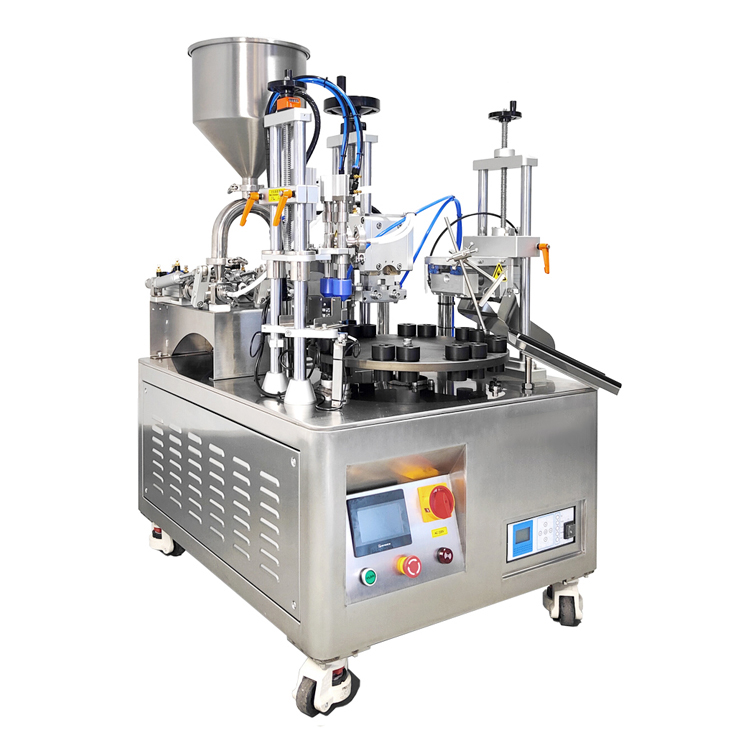 VK-TFS-006S Macchina riempitrice-sigillatrice semiautomatica a doppia testa per tubi