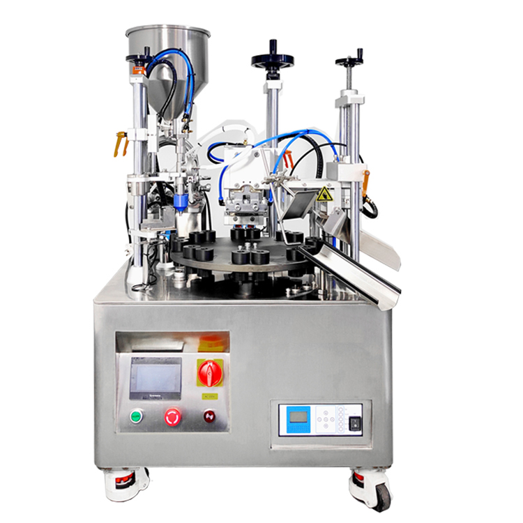 VK-TFS-006S Macchina riempitrice-sigillatrice semiautomatica a doppia testa per tubi
